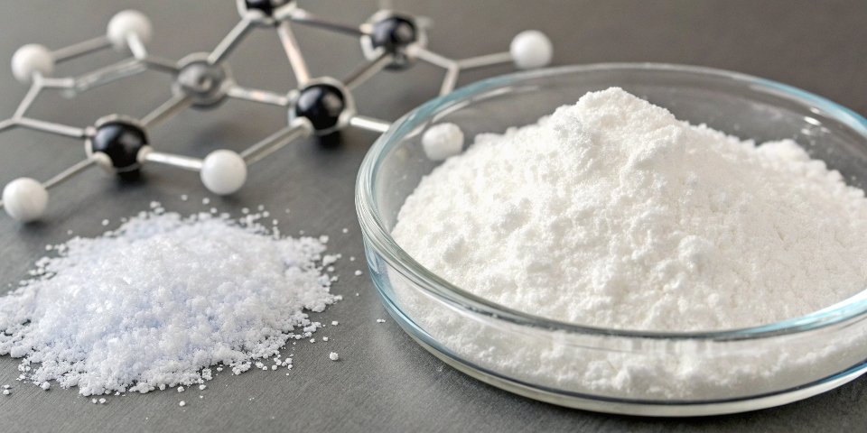 Chemical structures illustrating the dual nature of aluminum hydroxide as both acid and base.