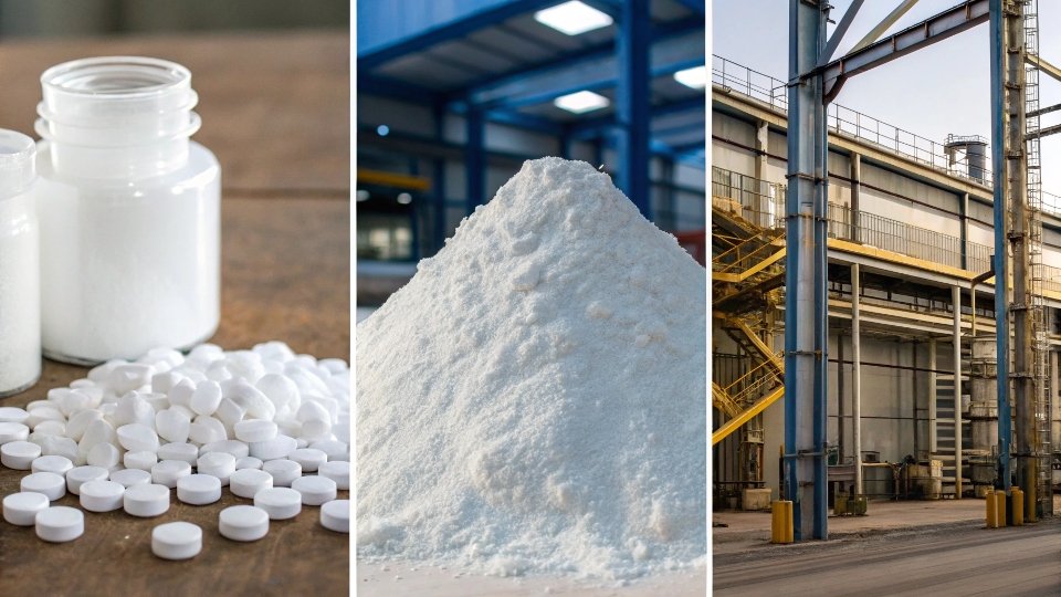 Various industrial applications of aluminum hydroxide highlighted.