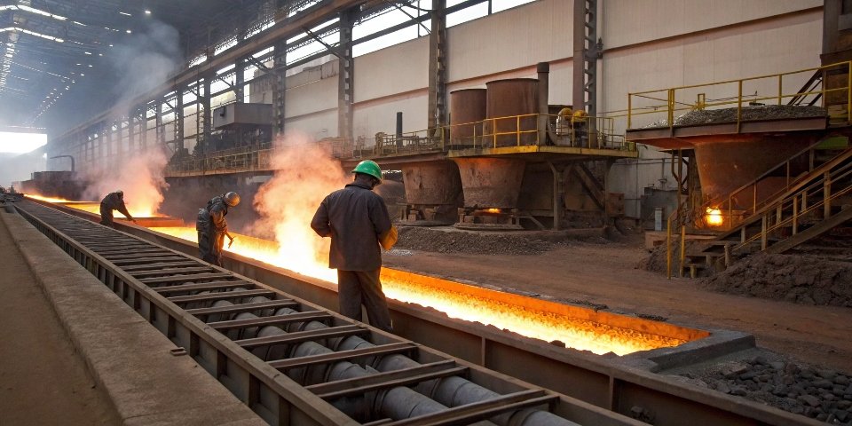 Overview of the aluminum industry's manufacturing stages.