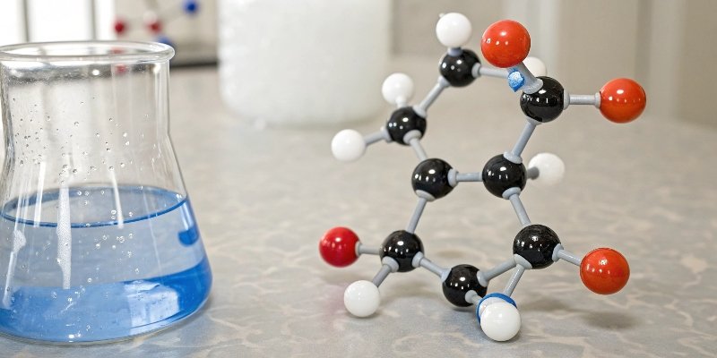 The Amphoteric Nature of Aluminum Hydroxide A chemical diagram showing Aluminum Hydroxide reacting with both an acid and a base