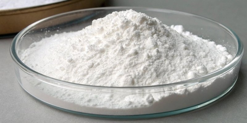 white aluminum hydroxide powder