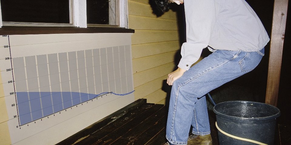 A graph showing pH level dropping sharply after the addition of alum to water