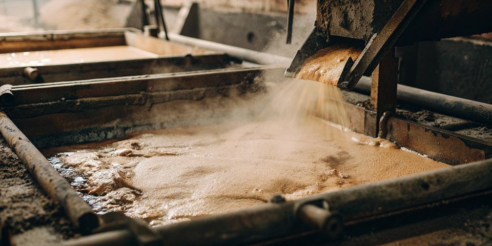 a simplified diagram of the Bayer process for aluminum hydroxide production