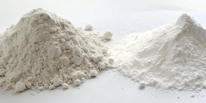 High-Whiteness vs. Ordinary Aluminum Hydroxide High-whiteness aluminum hydroxide powder compared to ordinary grade