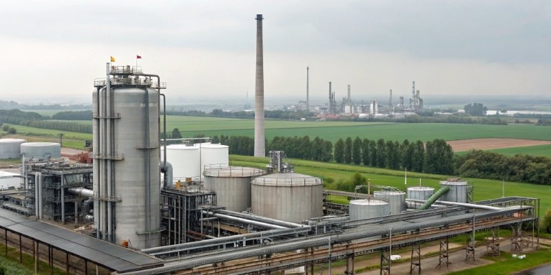 Bayer Process Industrial Plant An industrial plant for the Bayer process
