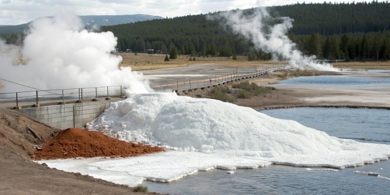 Thermal Decomposition of Aluminum Hydroxide Diagram showing the thermal decomposition of aluminum hydroxide into alumina and water