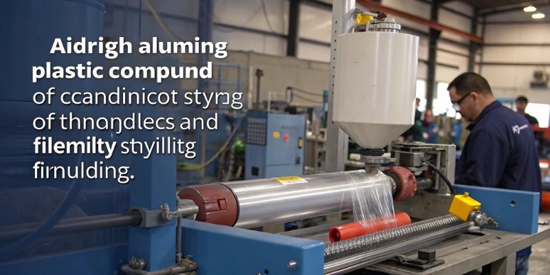 Plastic Processing Challenges A manufacturing machine struggling with a highly filled plastic compound