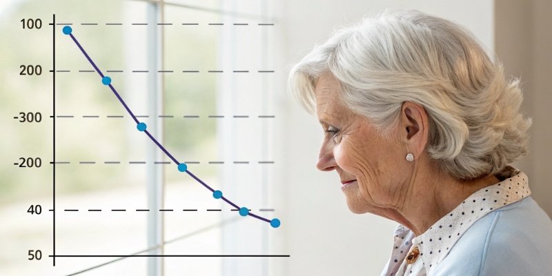 Chart showing the decline of the aluminum-alzheimer's theory over time